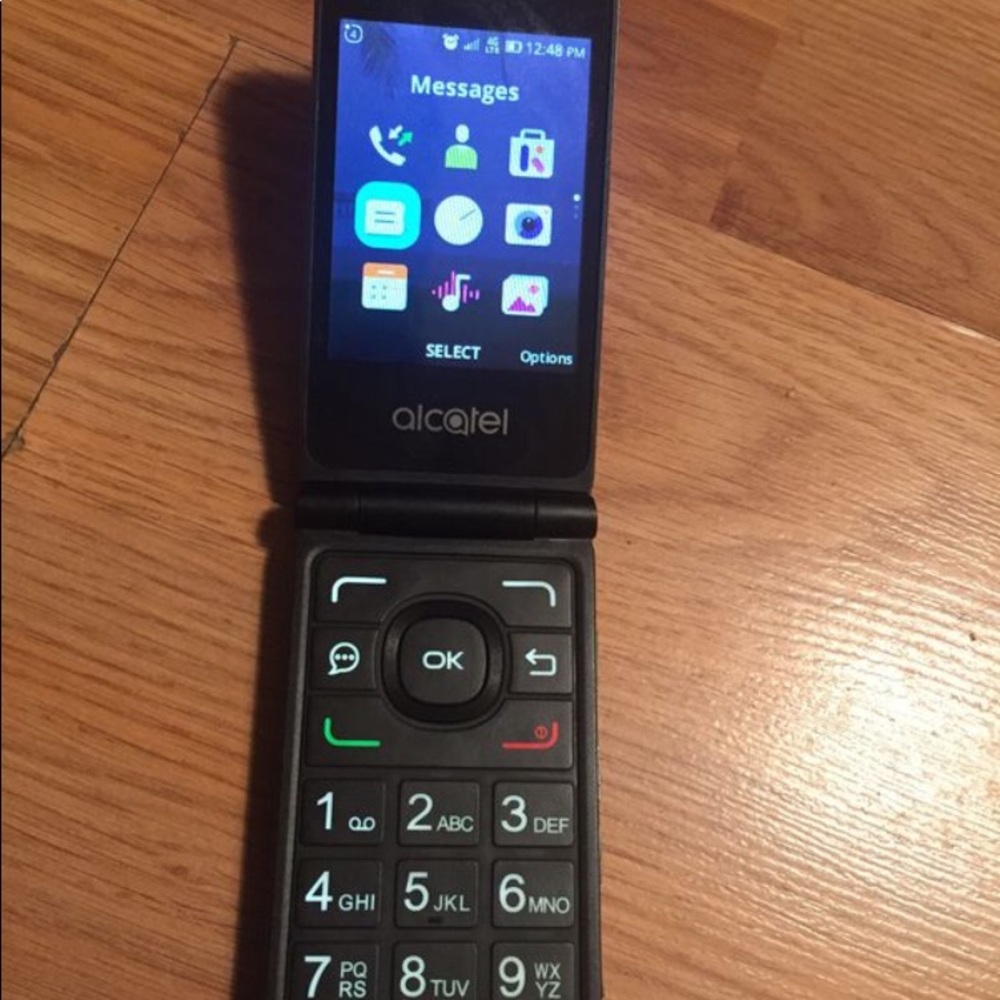 Alacatel flip phone ( simple mobile only)